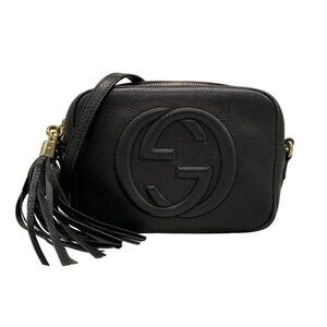 Auth GUCCI Soho 308364 Black Leather - Shoulder Bag